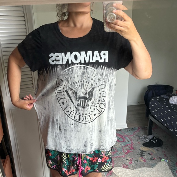 torrid Tops - Torrid size 3 Ramones tee tye dye